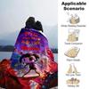Arkie S Magical Journey Personalized Name Blanket Throw Personalized Blanket Ultra-Soft Versatile for Sofa Nap Living Room Office
