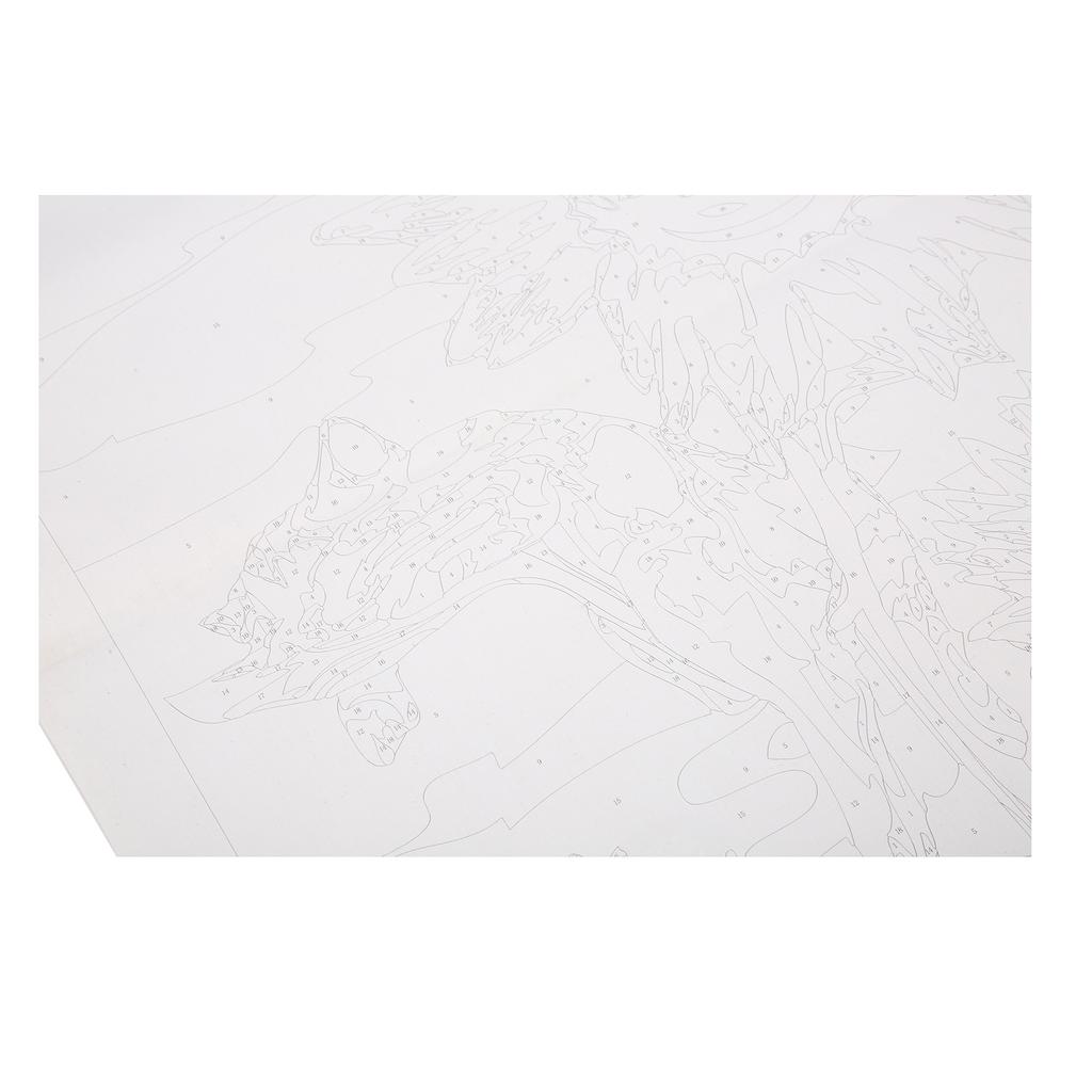 DIY Sunflower Paint By Number Kit 40x50cm Without Frame for Home Office Restaurant Hotel Decoration