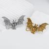 Gothic Flying Bat Brooch Unique Retro Design Metal Fashion Accessory Gift