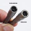 Compactly 8mm Hexagonal Impact Socket Wrench Adapter For Motorcycle Maintenance Corrosion Resistant Alloy Steel Material