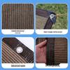 Coffee Shaded Sun Protection Privacy Net for Balconies and Courtyards