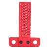 Aluminum Alloy Woodworking Scriber Ruler 100mm Length Precision Line Drawing Ruler  For Carpenters