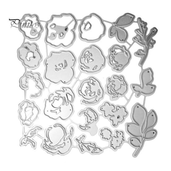 

Цветочные листья, штампы, сделай сам, скрапбук, тиснение, бумажные карты, изготовление декора, трафарет серебряный