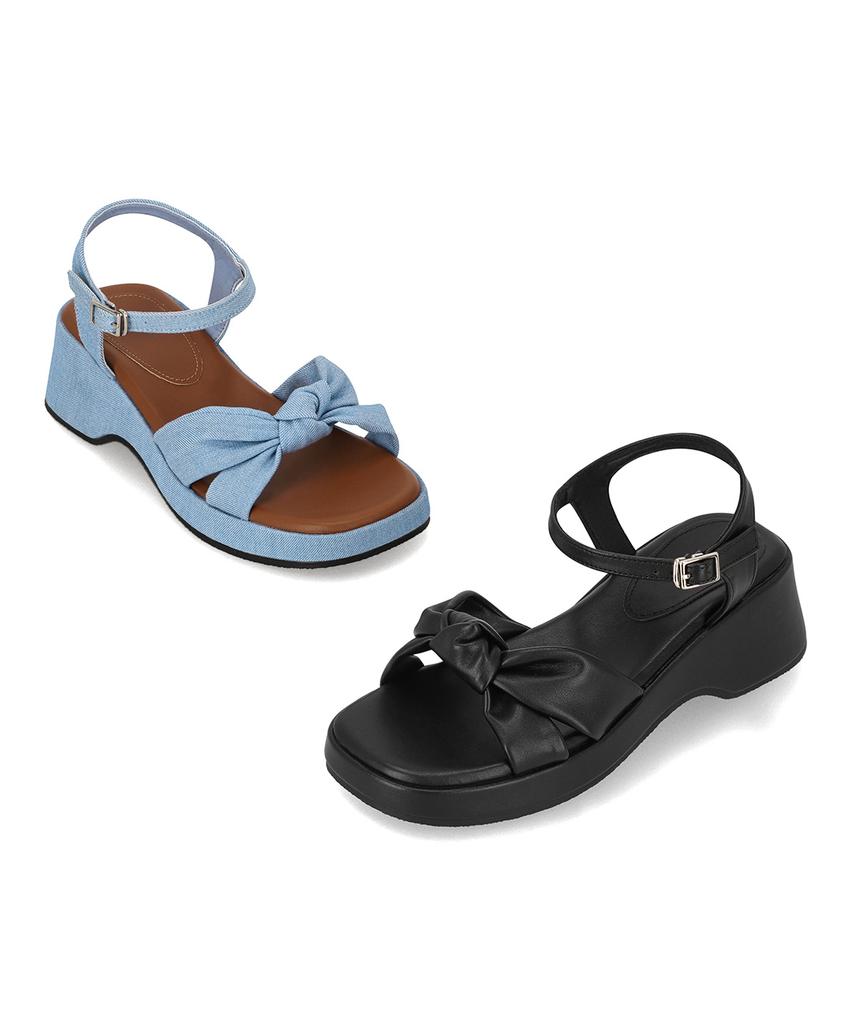 Elcanto Intense Women'S Bow Detail Platform Sandals 5Cm Lcww45I626