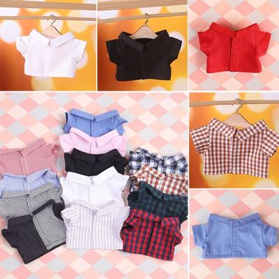 Fashion Style Doll Clothes Toys Accessories Mini Clothes Doll T-shirt  15/20cm Cotton Stuffed Dolls
