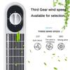 45W White Household Timed Vertical Fan Detachable Low Noise Air Conditioning Fan for Cleaning Wide Angle Air Supply Bladeless Electric Fan