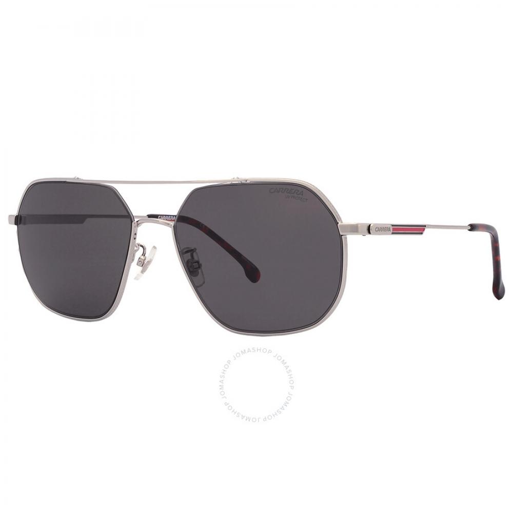 Carrera Grey Pilot Unisex Sunglasses Carrera 1035 Gs 0010. Ir 58