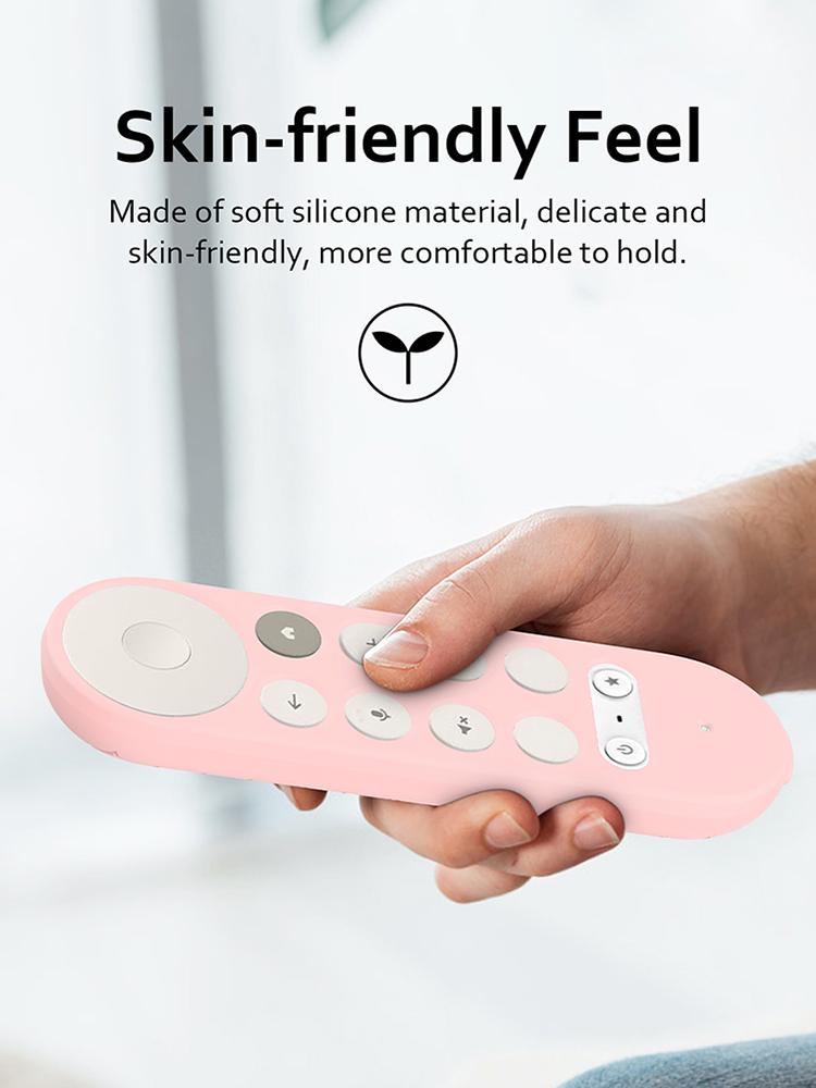 Silicone Remote Case  for Google TV Streamer 4K Remote Protective Cover Protective Controller Sleeve Skin TV Remote Control Case