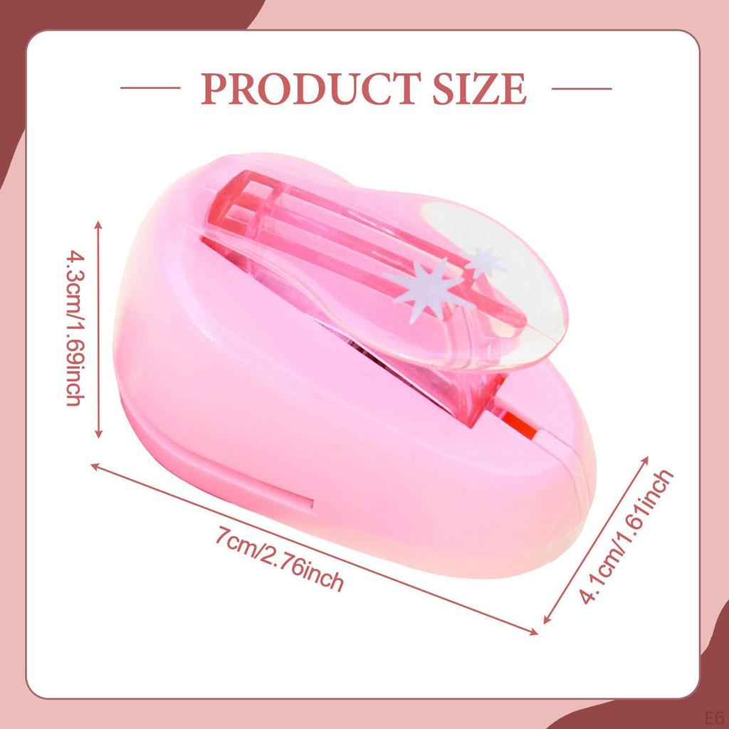Punch Crafting for DIY Scrapbooking Handmade Card Making with Lever Action Ergonomic PP Material