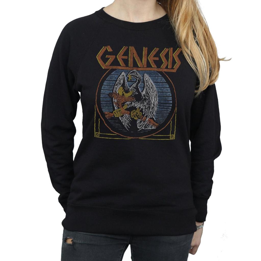 Genesis Womens/Ladies Distressed Eagle Sweatshirt