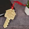 Darling Souvenir Made With Love Home Sweet Home Personalized Wood Ornament Housewarming Gift Christmas Tree Decoration Pack of
