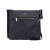 Rowan 26 Classic Monogram Leather Document Crossbody Shoulder Bag Medium Women Bags Black Gray C1556-IMBLK