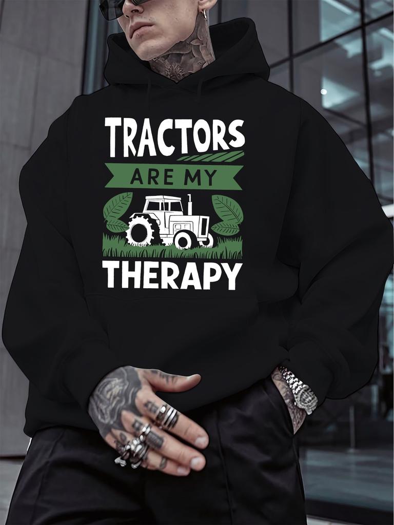 Tractors Are My Relax New Autumn and Winter Velvet Sweatshirt unisex Clothing Free Hoodie Clothes American Trendy Printed Tops unisex Gifts