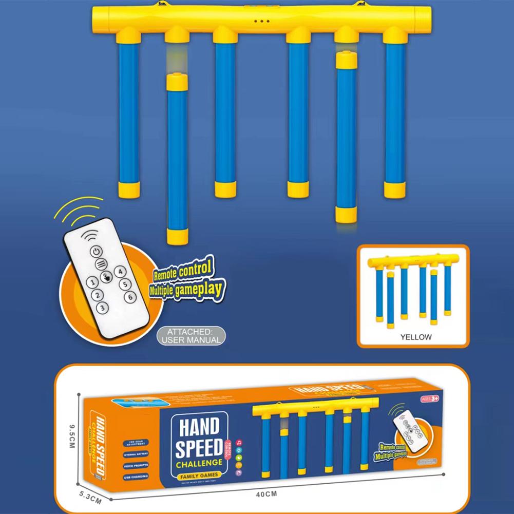 Challenge Falling Sticks Game Remote Control Stick Catcher Machine Stick Reflex Challenge Game for Training Reaction Ability