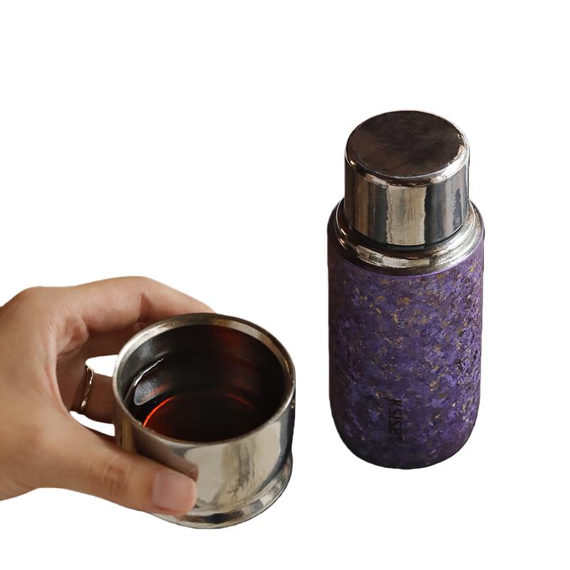 Cassette Portable Pure Titanium Water Bottle