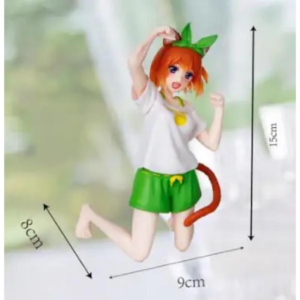 The Quintessential Quintuplets Girls Nakano Yotsuba Nakano Itsuki Action Figure Model doll Toys 11-15CM