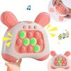 1 intelligentes Spielzeug, 4 Modi, 999 Spiellevel, mit Lichtern, Schnell-Drück-Spielkonsole, Handheld-Spielkonsole, Schnelle Puzzle-Spielkonsole, Drück-Blasen-Spielzeug, Spielkonsole