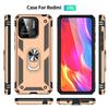 Kryt Pouzdro pro Xiaomi Redmi 10C 10 C Nárazuvzdorný Pancéřovaný Odolný Vojenský Ochranný Držák Prstenu Magnetické Pouzdro na Telefon