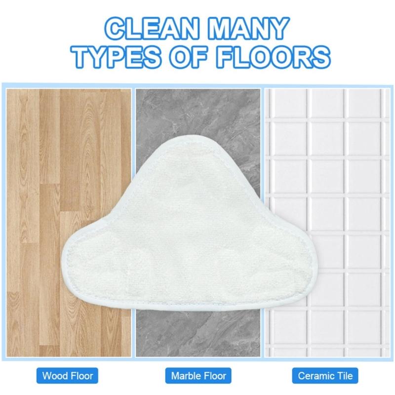 Fiber Mop Pads Rags Vacuum Cleaners Accessories Sweeping Robot Spare Part Mop Cloths Fiber Material for H20 Models