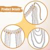 Shoulder Chain Necklace Body Jewelry for Dress up Carnivals Stage Performance
