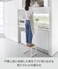 Yamazaki (Yamazaki) [Complete Product] Step Stool H30 White W40 X D28 X H30.1cm Tower Step High Type No Assembly Required 10123