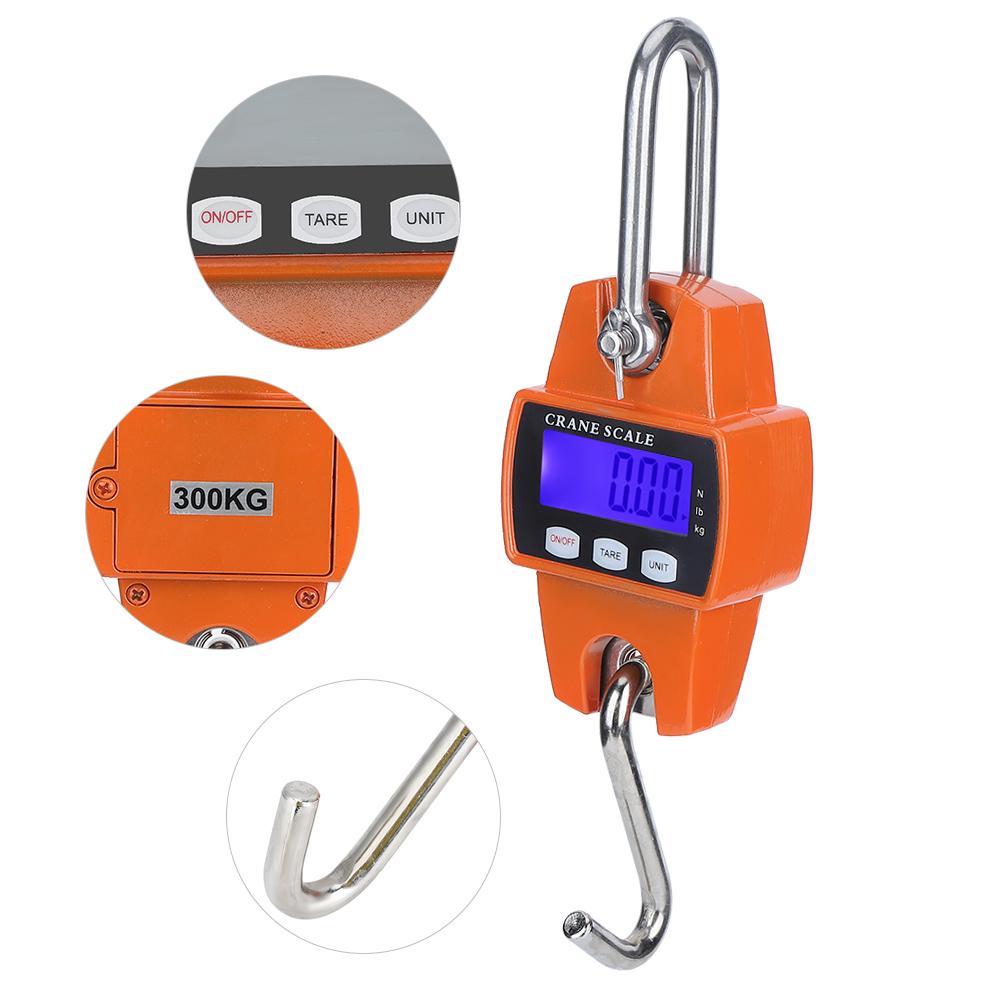 SUNDELY® 300KG Industrial Crane Hoist Scale LCD Digital Electronic Hook Hanging Weight SUNDELY® 300KG Industrial Crane Hoist Scale LCD Digital Electronic Hook Hanging Weight