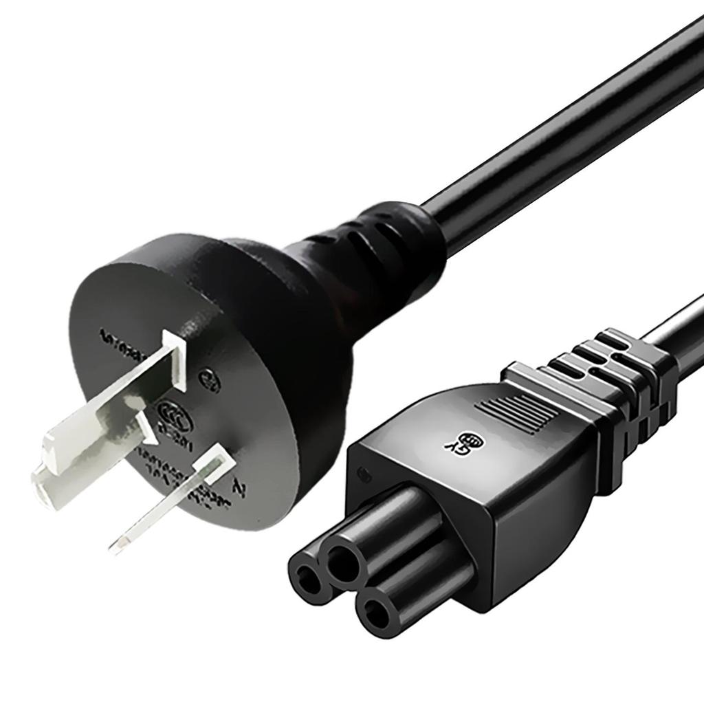 Direct Plug 3-Core Power Cord Adapter for Monitors/Laptops - Available in 1/1.5/2/3/5 Meters