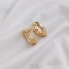 14K Gold Plated Irregular Round Ear Cuffs - Luxury and Elegant Fashion Earrings