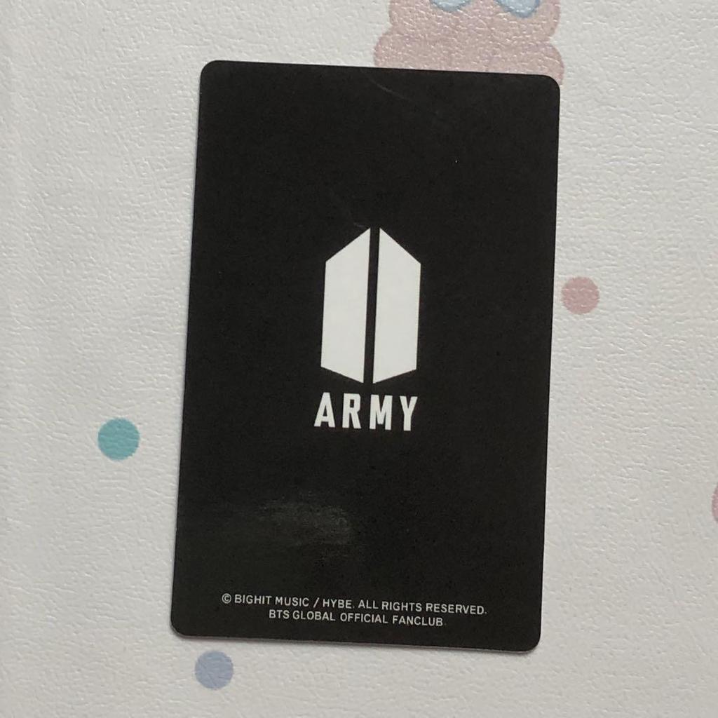 [USED] BTS JIMIN Japan JPFC Purchase Bonus Winning Trading Card