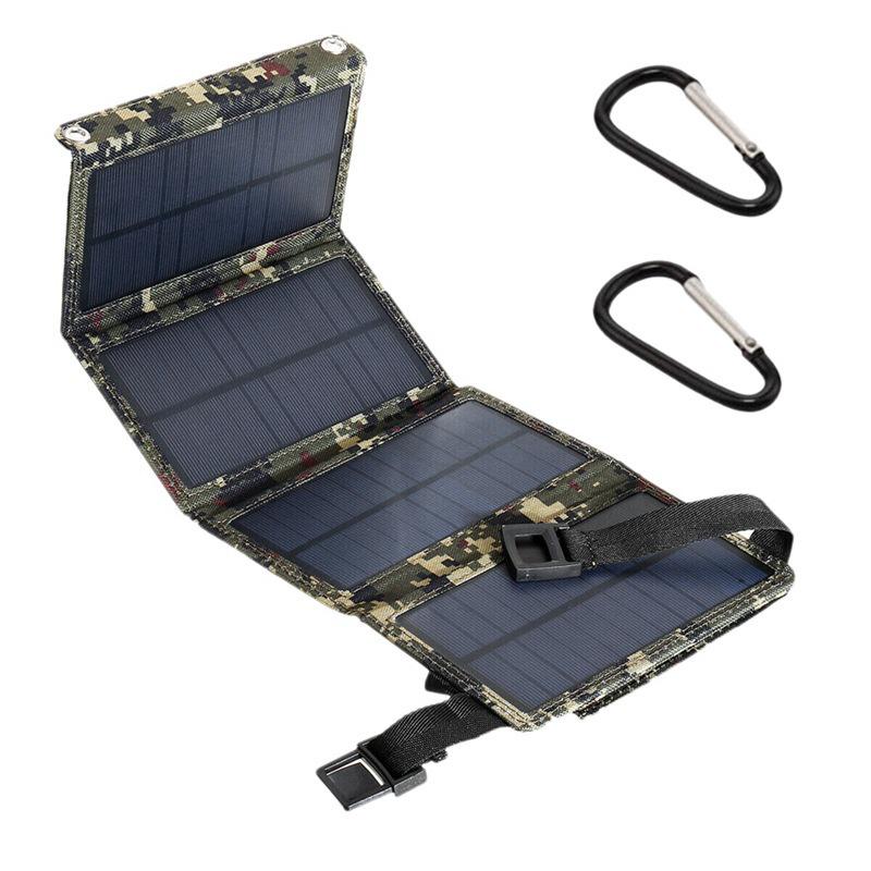 20W Solar Folding Bag: Portable 8W 5V USB Outdoor Mobile Phone Charger