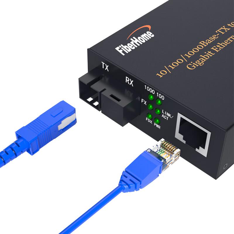 FiberHome Gigabit Single-mode Single-fiber 3km SC Fiber Optic Transceiver
