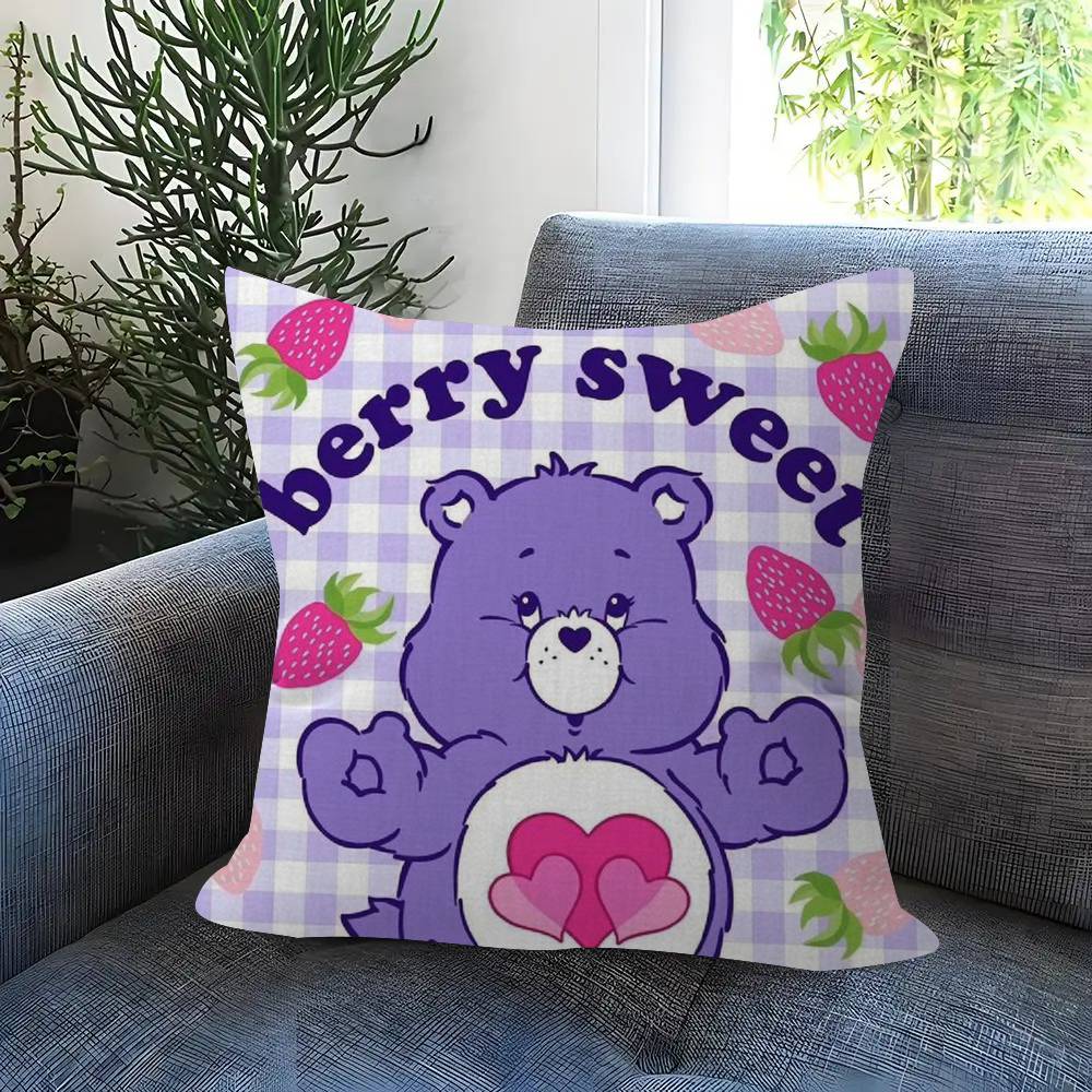 Pillow Gift Home Office Decoration Pillow Bedroom Sofa Car Cushion Coverpillow Case Cute C-Care B-Bears