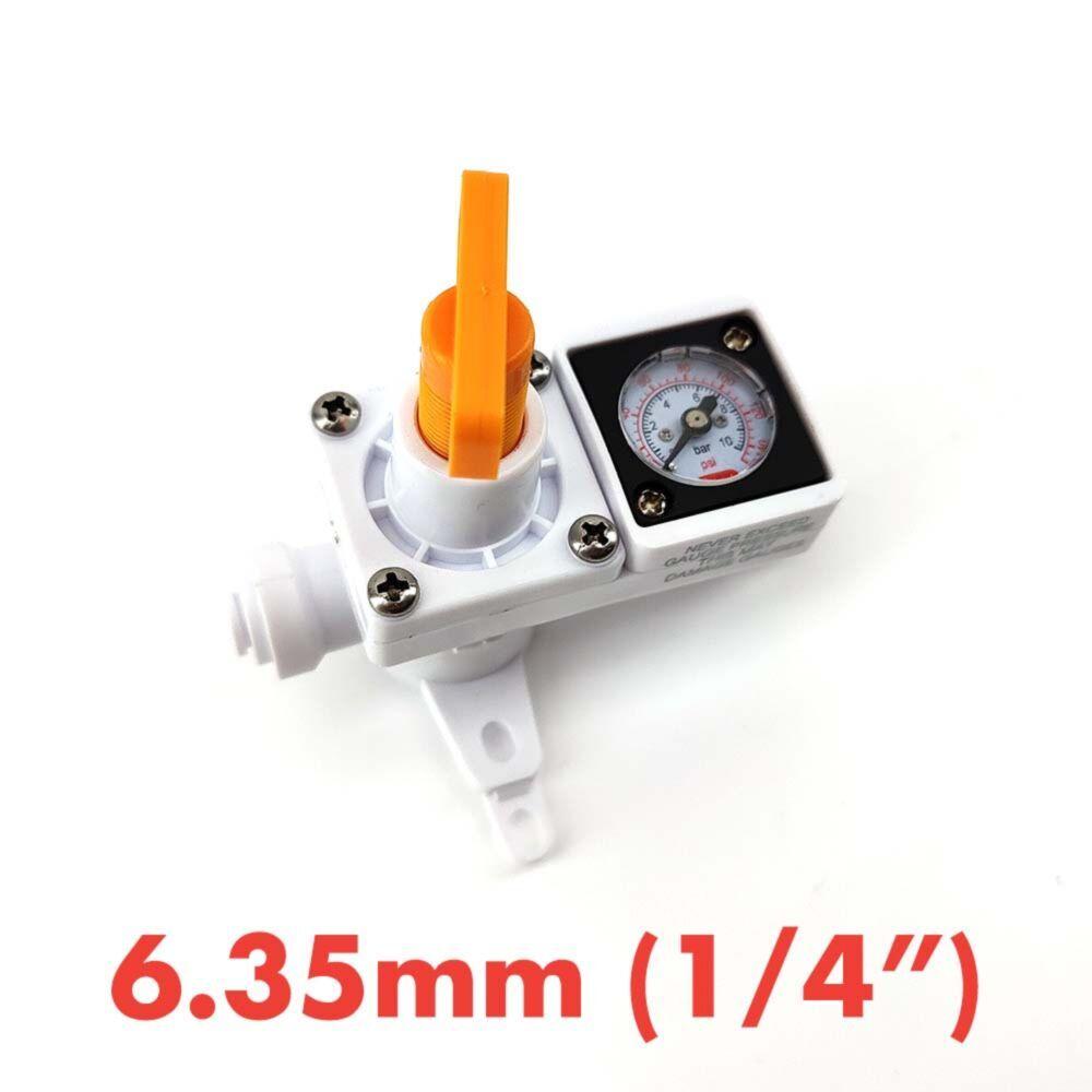 Kegland 6.35/8mm Duotight Inline Regulator 0-150/60psi Integrated Gauge Beer Accessory Home Brewing