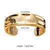 Gold Silver Color Open Cuff Bracelets Punk Metal Bracelets New Geometric Bangles  Gifts