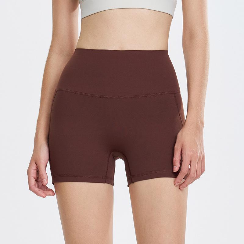 Women's High-Waist No-Panty-Line Sport Shorts - Hip Lift Yoga & Running Fitness Pants