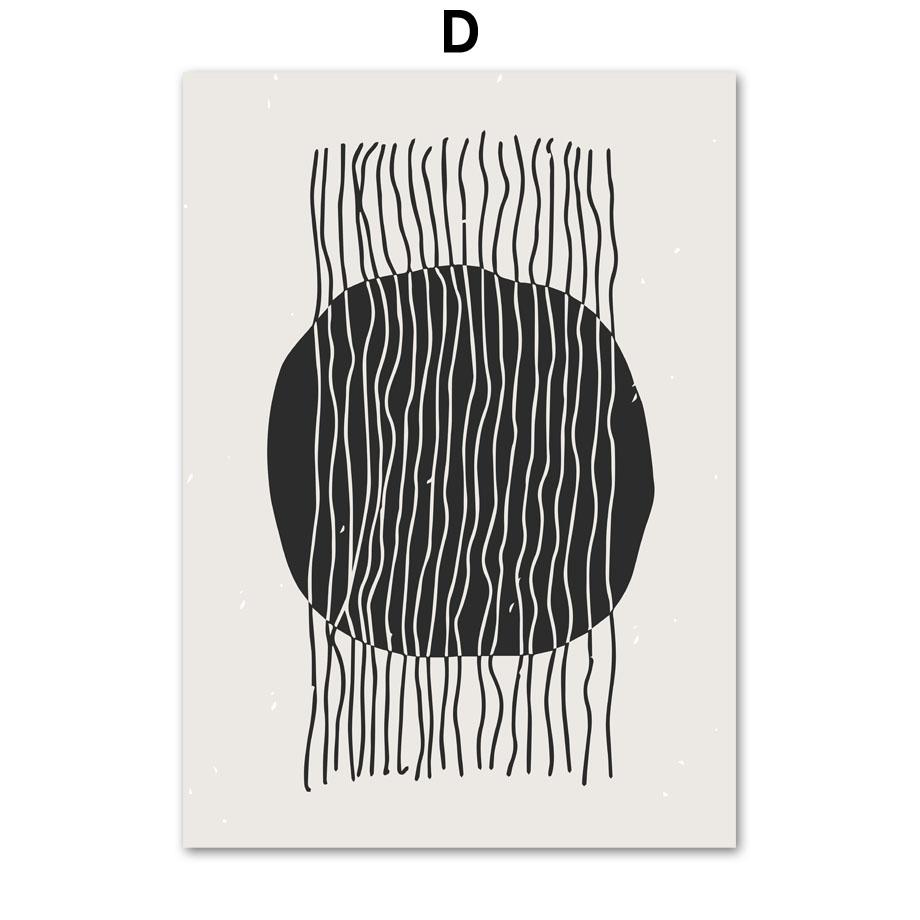 Linie geometryczne abstrakcyjne nagie tatuaże do ciała Nordic plakaty i druki nowoczesny obraz ścienny na płótnie obrazy dekoracyjne do salonu