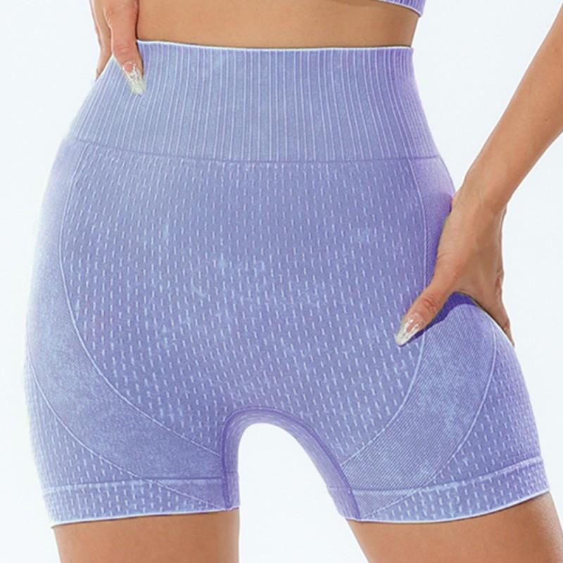 High-Waisted Yoga Shorts Women 3/4 Length Tight Fitness Pants With Butt-Lifting Effect Quick-Dry Stretchy Workout Leggings