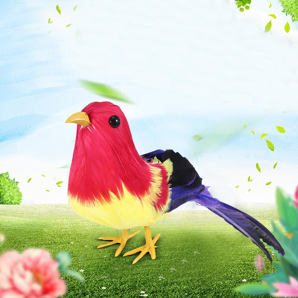 Hochsimulierte Schaumstofflandschaft Tier Vogel Rasen Figur Handgefertigte Gartendekoration