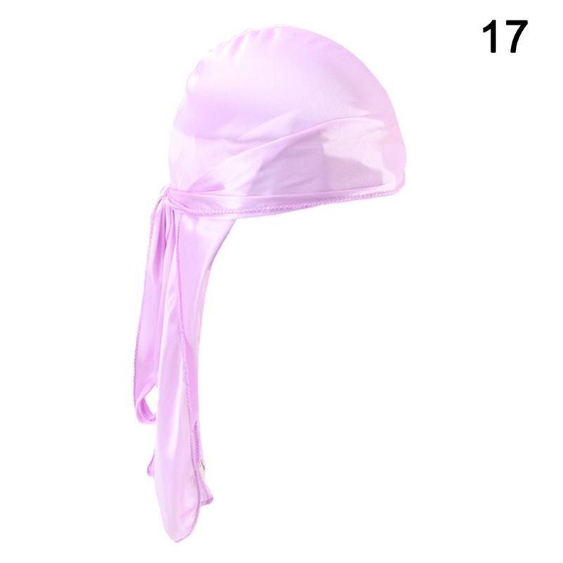 Unisex Menn Kvinner Bandana Durag Hodeplagg Hodeplagg Silke Piratlue Wrap Hatter