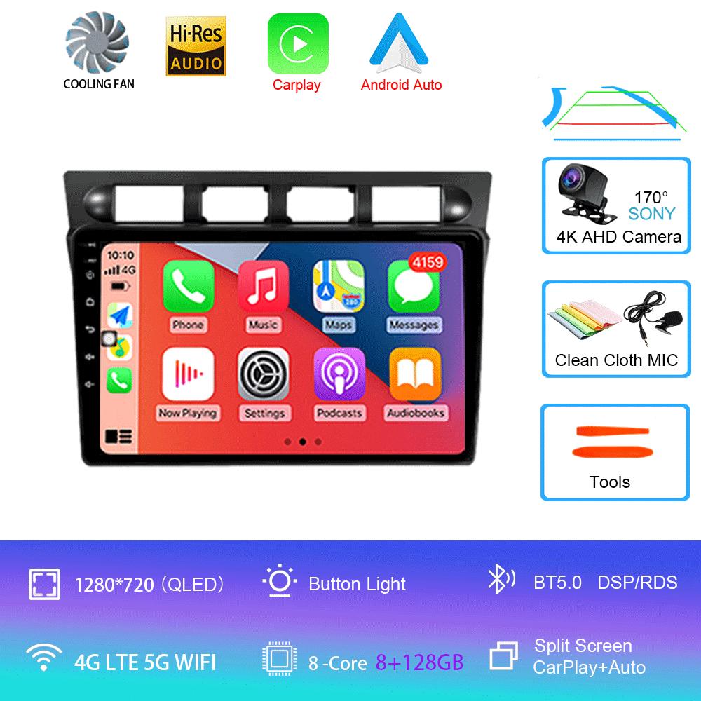 Android 14 For Kia Picanto SA Morning 2004 - 2007 Car Radio Player Stereo Multimedia WIFI BT GPS Navigation Player QLED Screen