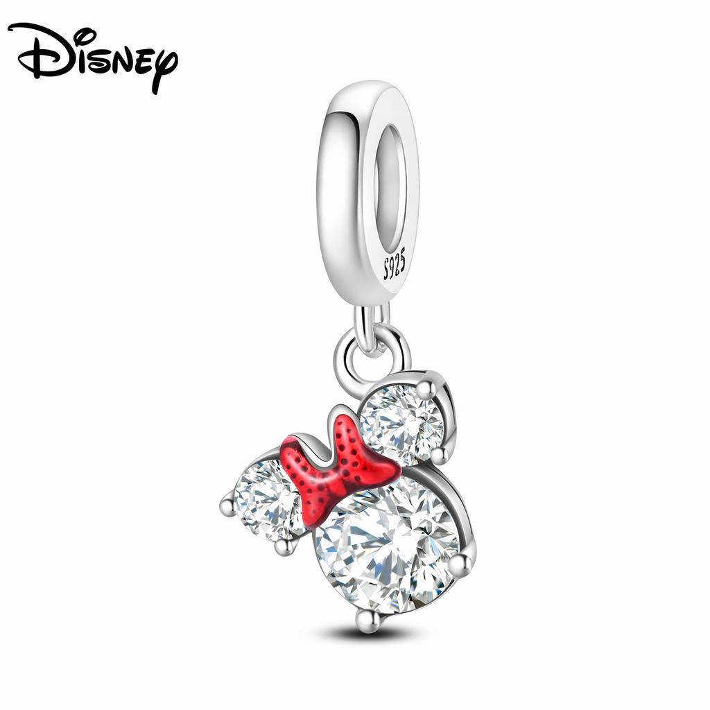 Disney 925 Silver Red Spider Ratatouille Charms Bead Earrings Bracelet Fit Original Bracelets DIY Birthday Jewelry Gift