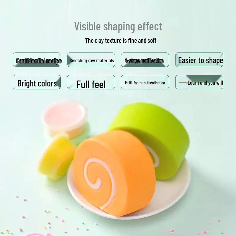 Super Light Clay: 12, 24, or 36 Color Sets for DIY Modeling, Eraser Clay, and Educational Space Clay