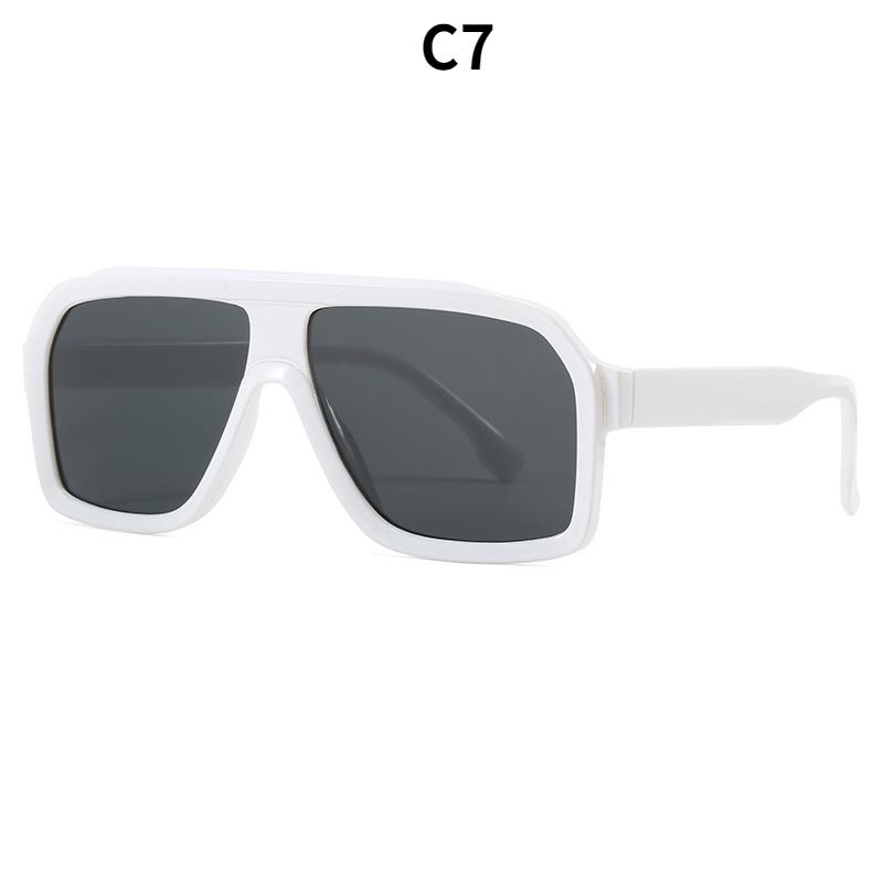 

Women s sunglasses, retro large-frame square sunglasses, male and female pilot sunglasses.