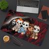 1Pc Horror Icons Space Gaming Mouse Pad Keyboard Desk Mat Non-slip Rubber Lock Edge Waterproof Computer Mousepad for Office Home Decor Y1336