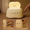 New Toast Night Light Cute little Bread Lamp Breastfeeding portable light with timer is still a great gift for kids and friends
