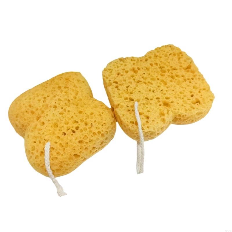 2Pieces Bath Loofah Sponges for Deep Cleaning Gentle Exfoliating Body Scrubbers M68E