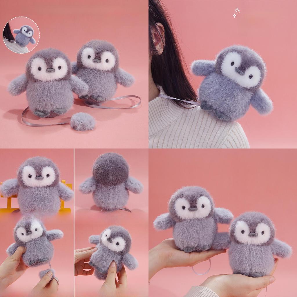 Pinguin Plüschtier Schulter-Kumpel Weiches Kuscheltier Geschenk für Kinder