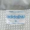 Adidas 80s Vintage Trefoil Logo Nylon Jacket M Silver Hoodie Men's Used
