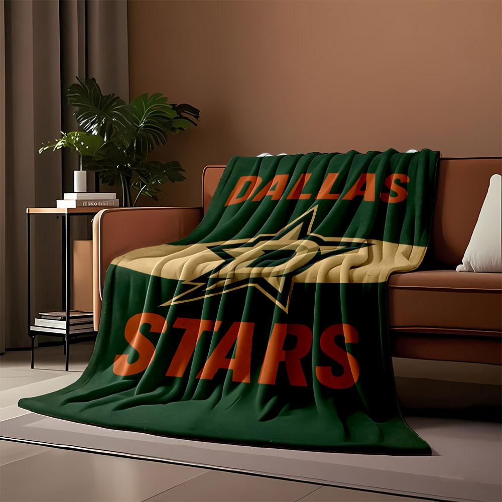 Dallas Stars Hockey Logo Blanket print blanket soft and cozy perfect for the living room bed sofa or a nap,gift