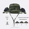 Junbie Outdoor Solar Fan Fisherman Hat